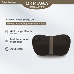 OGAWA Mobile Shiatsu Lite Shiatsu Kneading Massage Pillow (Ashwood)* [Apply Code: 7TM12]